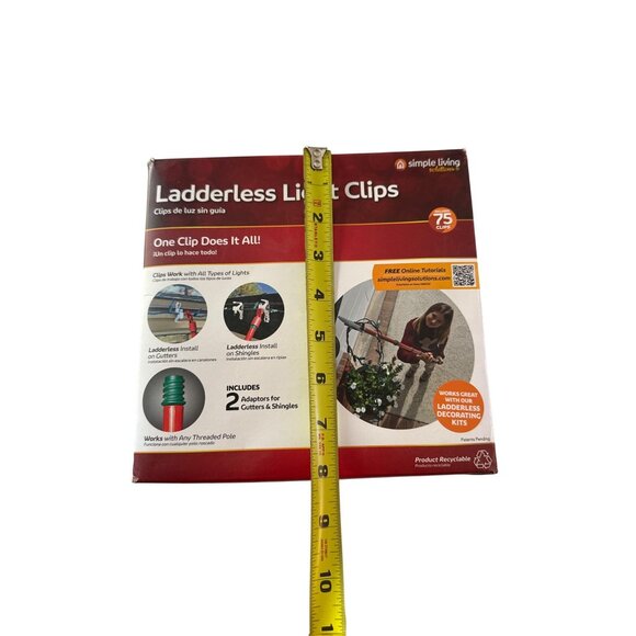 Simple Living solutions - Ladderless Light Clips Christmas Outdoor Lights - Picture 6 of 8